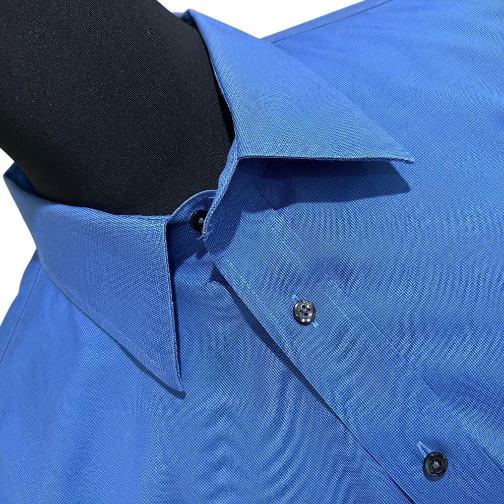 Nordstrom Men's Blue Long Sleeve Button Down Shirt Size 2XL